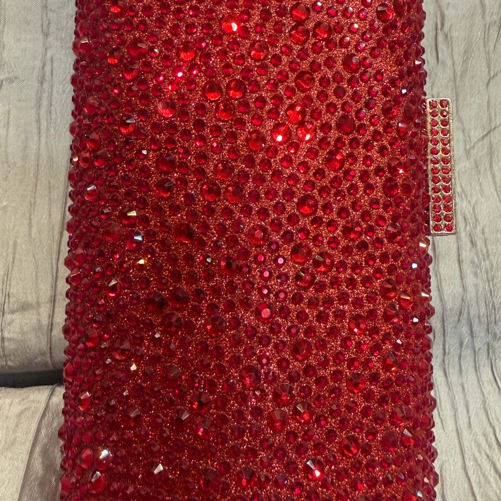 Elegant Red Clutch Bag - Picture 5 of 11